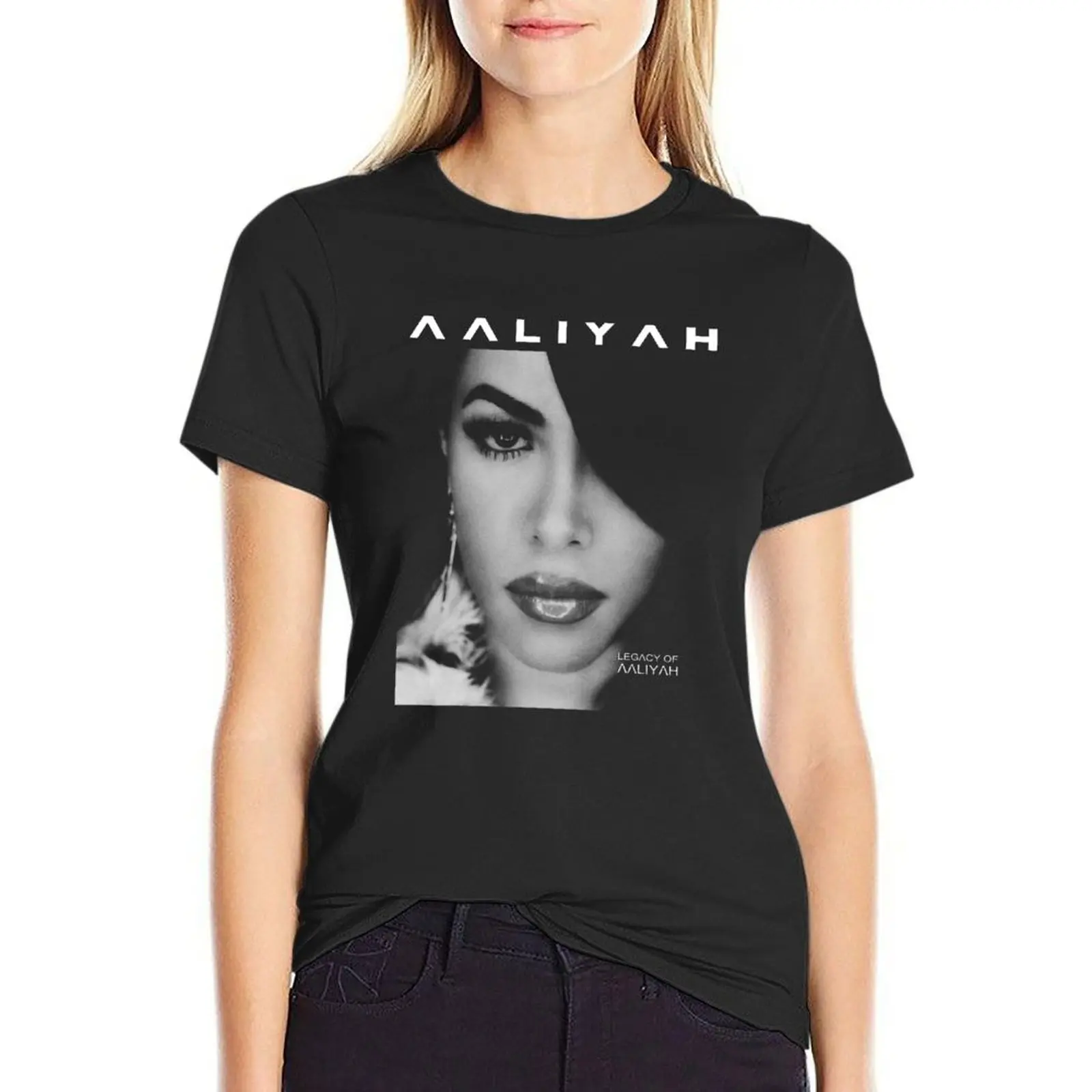 

áálíyáh 2000S Légácy T-Shirt funny customs heavyweights vintage clothes ariat shirts for Women
