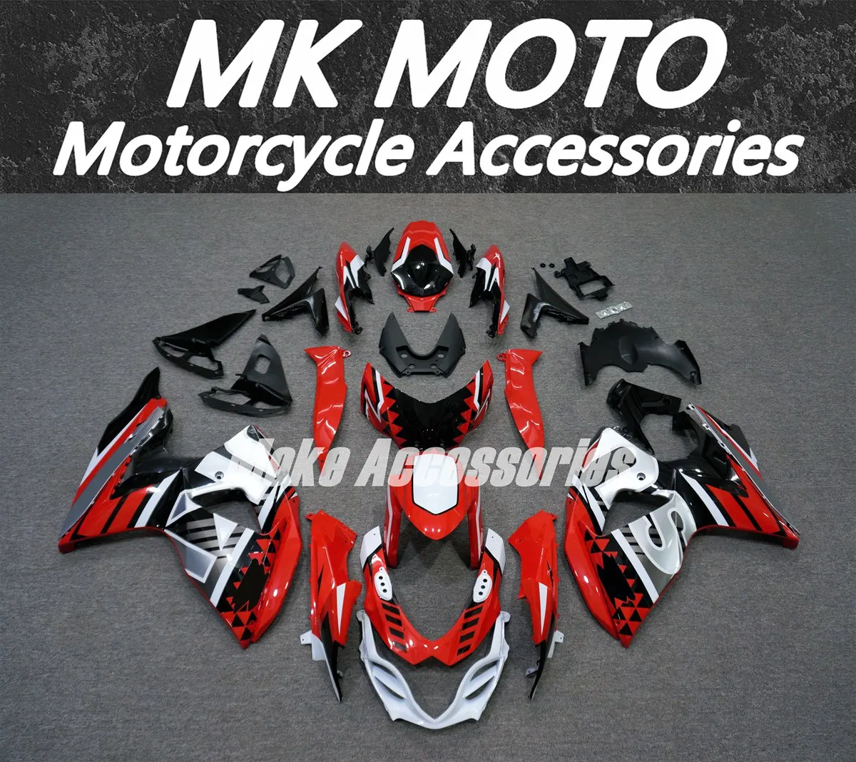 Motorcycle Fairings Kit Fit For Gsxr1000 2009 2010 2011 2012 2013 2014 2015 2016 Bodywork Set Injection Black Red Silver