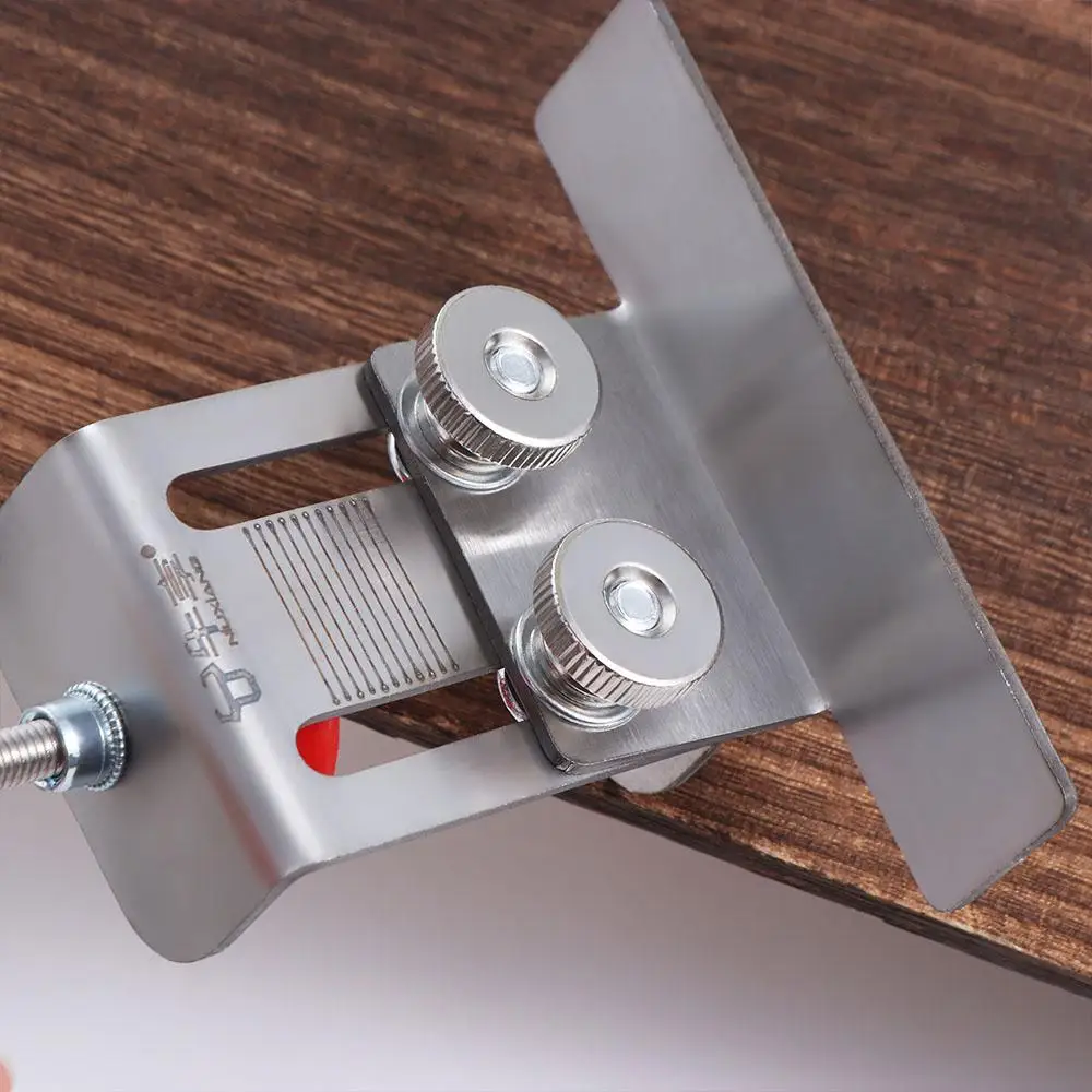 تركيبات قابلة للتعديل، أداة باب الخزانة، أداة تركيب خزانة سريعة دقيقة، فجوات ناعمة من الفولاذ المقاوم للصدأ #3