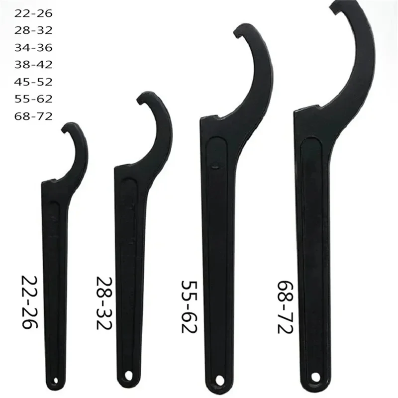 A76K 22-72Mm Wrench Spanner Tool Adjuster Motorcycle Bike Absorber Shock Spanner Pre Load Hook C Spanner Tool Set Hand Tool