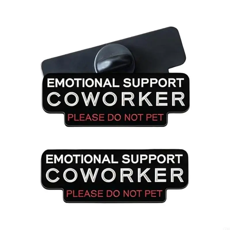  10pcs Sarcastic Work Badge For Colleagues Who Need Space Zinc Alloy Humor Pin