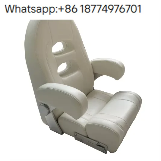 ISURE MARINE New Hot Factory RV Yacht High Back Soft Pack Seat Aluminum Hinge Chair Customize Waterproof Anti UV Folding