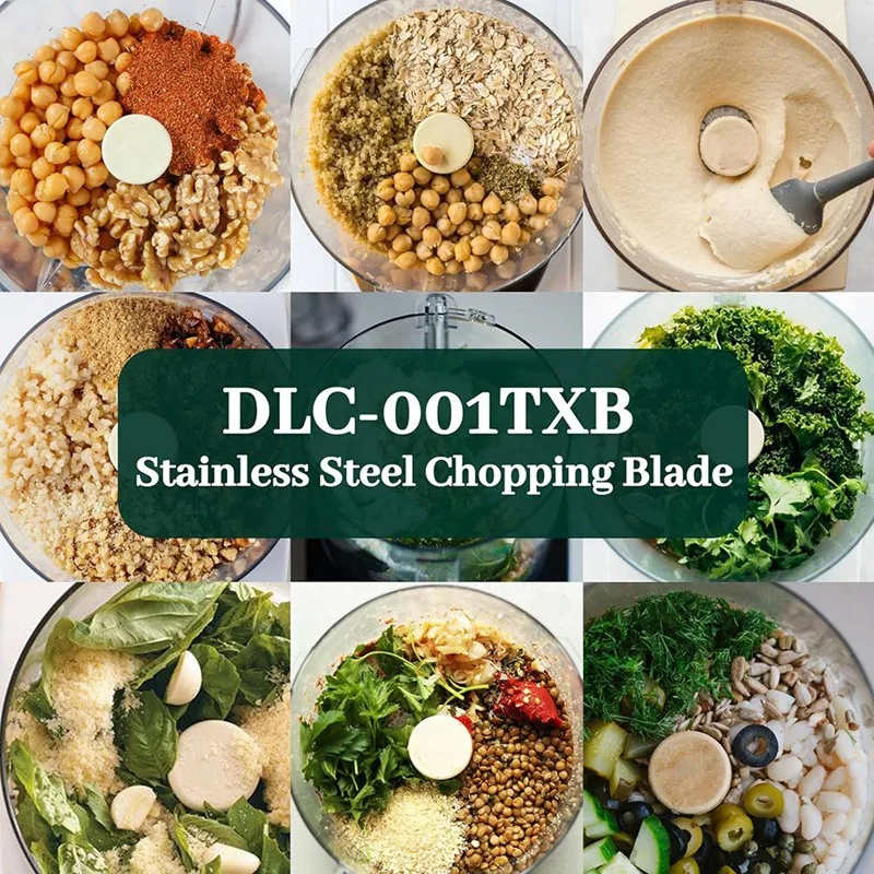 DLC-001TXB Main Stainless Steel Chopping Blade,Compatible For Cuisinart 14 Cup DFP-14BCNY DFP-14BCNR DFP-14N Etc