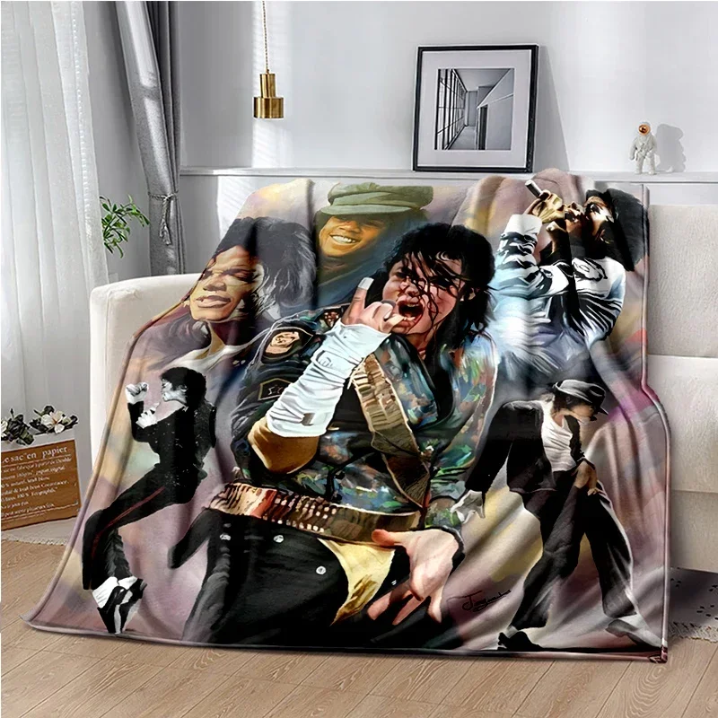 Michael J-Jackson Blanket Super Soft high quality Blanket for Travel Bedding Couch Hiking Bed comfortable Blanket Birthday Gift