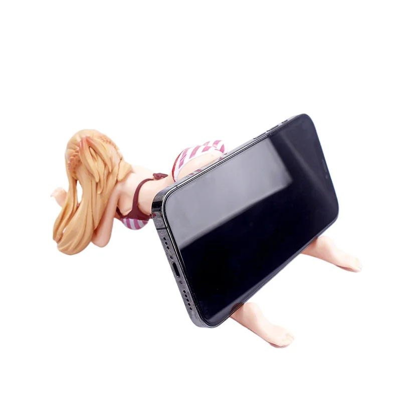 Car Ornaments Creative Car Mobile Phone Holder Bikini Girl Car Interior Accessories Dashboard Pendant Fashion Cartoon Animation
