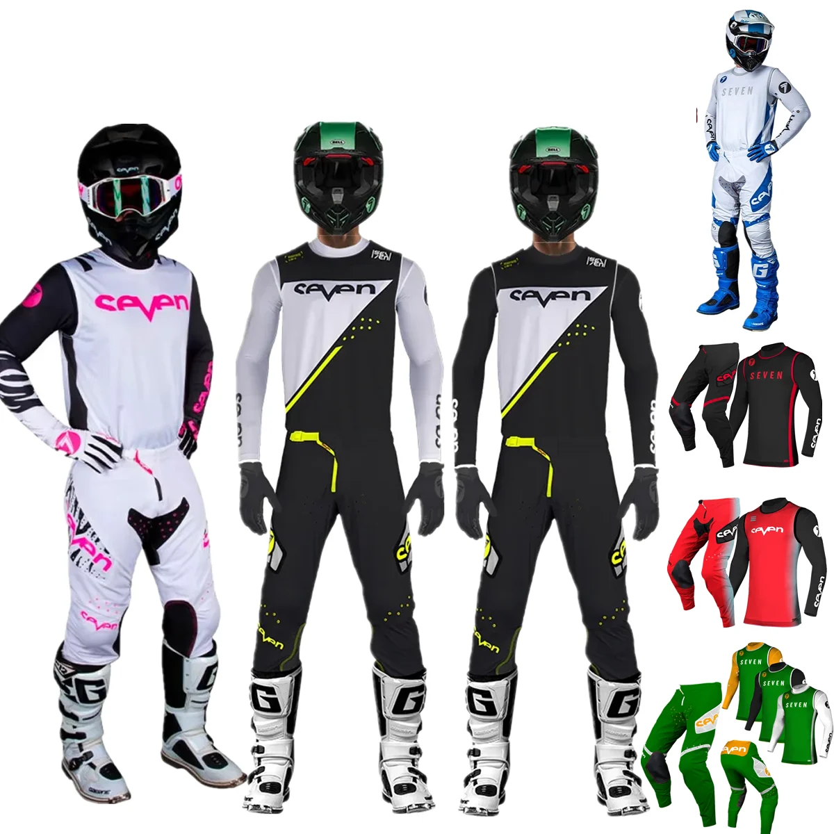 2025 Seven MX Combos Motocross Gear Set Off Road Moto Jersey Set Dirt Bike Kit Motorcycle Suit