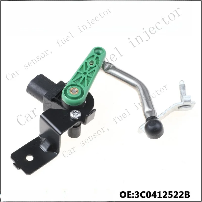 Q+ Front Right Headlight Level Sensor 3C0412522B For Audi Q3 VW Passat Golf Touran