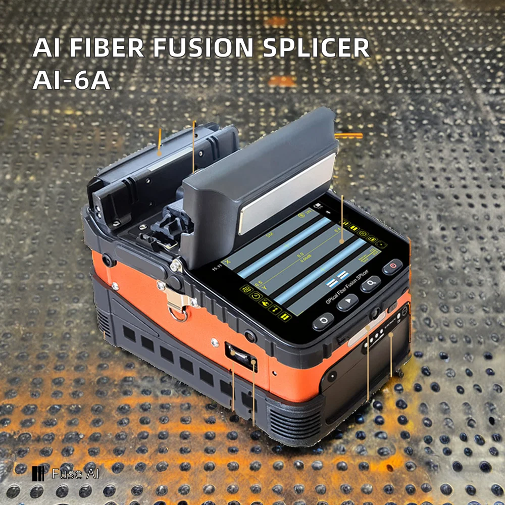 Signal Fire AI-5 Fiber Fusion Splicer Optical Fiber Splicing Machine For FTTH Project Fire Project Optical Fiber Equipment