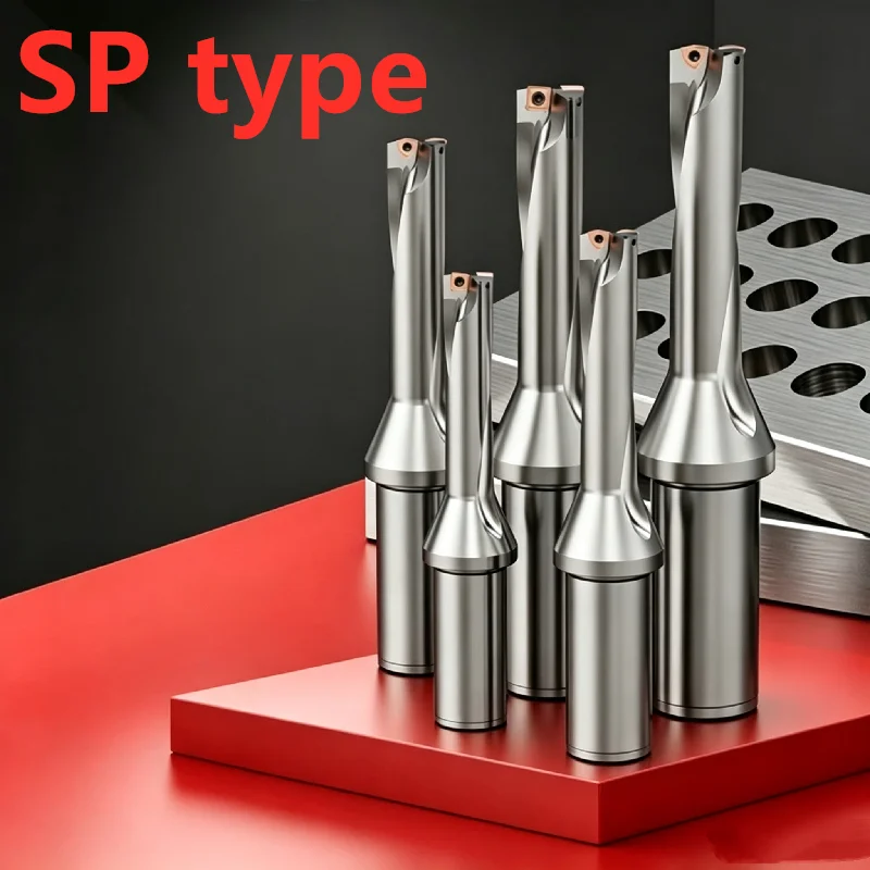 SP Series 10mm-50mm 2D 3D 4D 5D Bites SPMG Insert Indexable drill U drill bit Metal Drill Bits Machinery Lathe CNC cooling