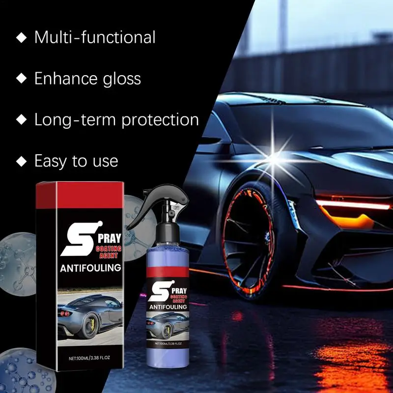 

Spray Coating Agent Multi-functional Coating Renewal Agent 100ml High Protection Quick Car Coating Spray Car Coating Agent Spray