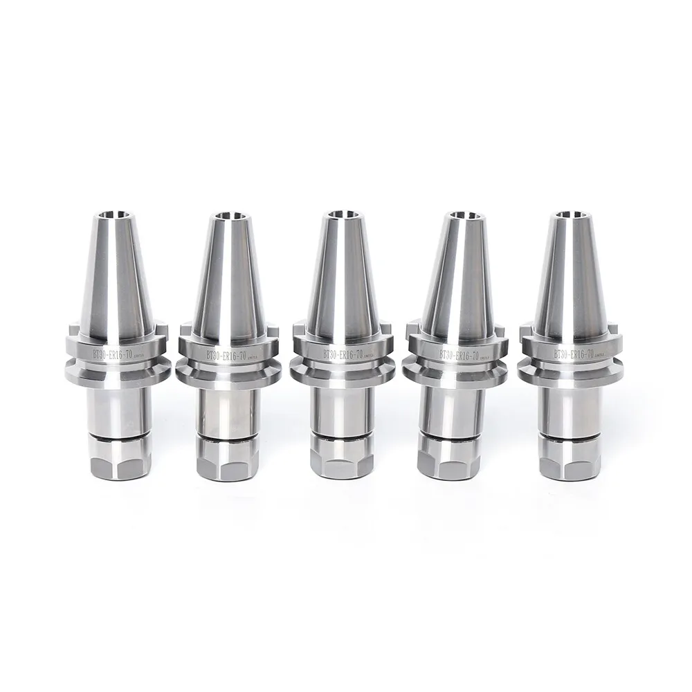 

BT30 ER16 2.76" 70mm 5PCS KIT Collet Chuck Tool Holder Balance 12000RPM BT30 5PC