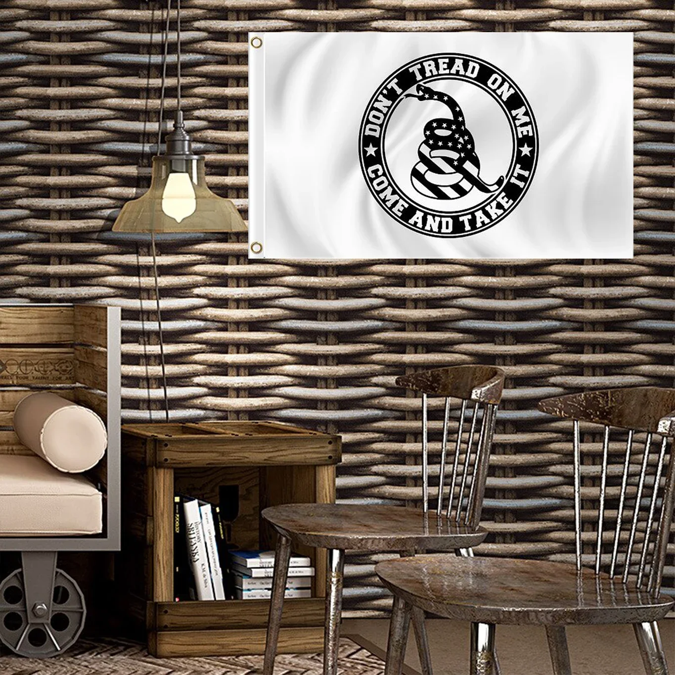 Custom single sided BANNER For come and take it 3'X5' OR 2X3FT WITH HEART CLIB Flag