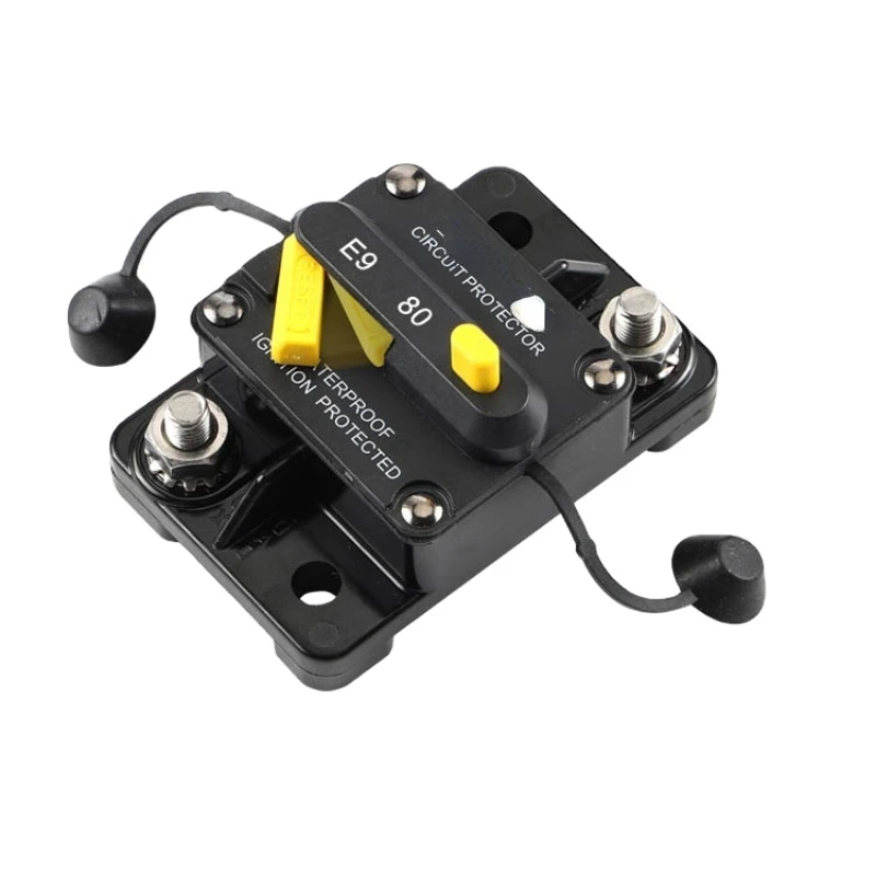 

E99 80 amp Supplier direct manual reset automobile circuit breaker for battery charger and DC audio system