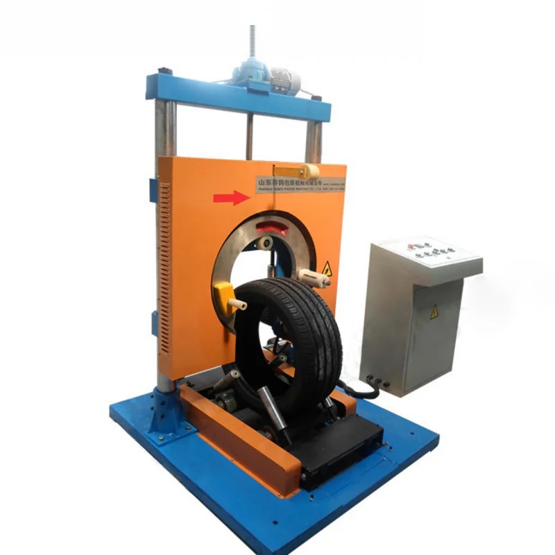 Made In China Tire Winding Machine Tire Baler Automatic Winding Machine Tire Wrapping Machine