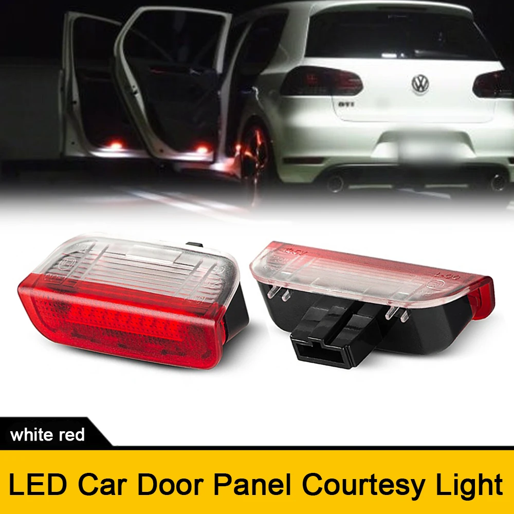

4PCS Front Rear LED Car Door Panel Courtesy Lights For Porsche Cayenne 958 Panamera Macan 718 Boxster Cayman 982 911 991 Series