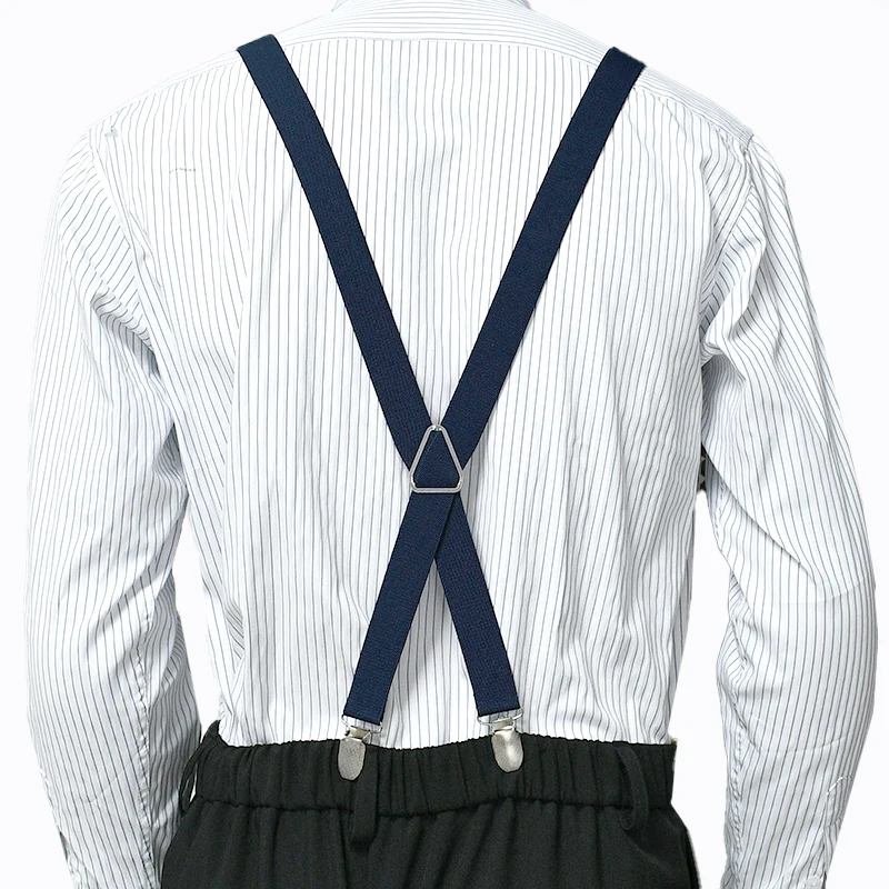 Deepeel 2.5*100cm Men Suspenders 4 Clips Elastic Adjust Strap Harness Adults Man Braces for Pants Hanger JockStrap Accessories