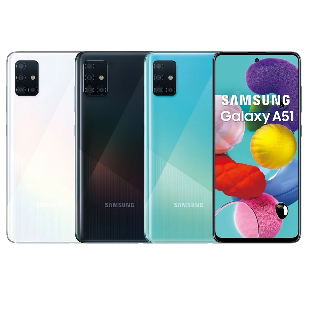 Samsung Galaxy A51 Smart Android 2SIM Edisi Global Layar AMOLED 6,5 inci 4GB 128GB Samsung Octa Core 4 Kamera NFC Pembukaan Kunci