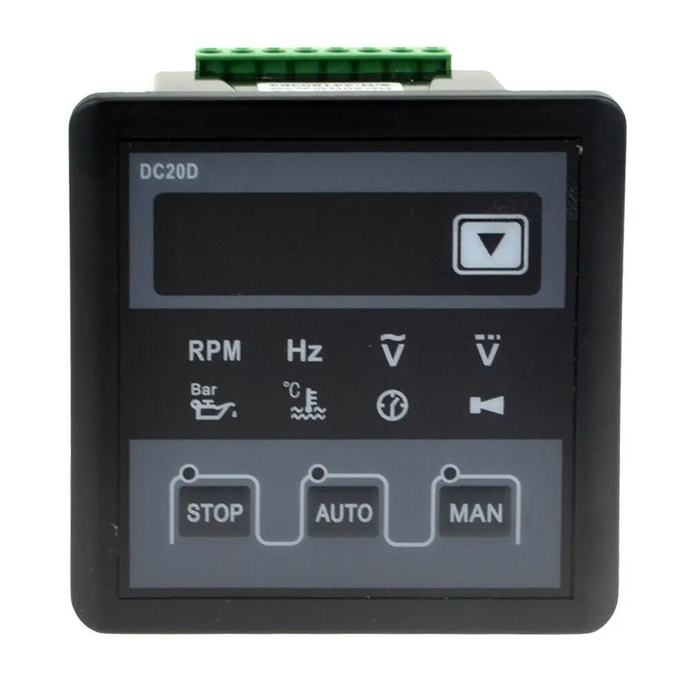 

DC20D MKII Generator Control Module Auto Start Controller Diesel Engine Generator Module Control Panel USB Programmable