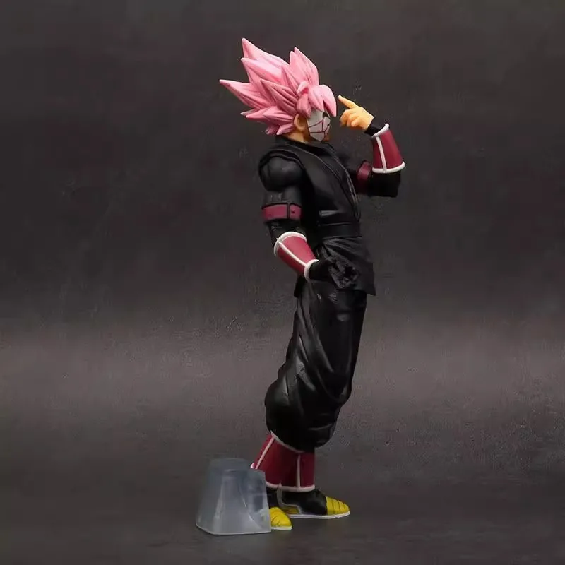 Dragon Ball Masked Goku Black Super Goku Anime Action Figure Model Desktop Ornament Statue Collection Computer Case Model Gift view 4