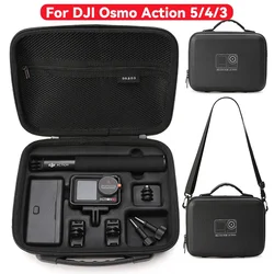 Box For DJI Osmo Action 5 Pro 4/3 Portable Hard Shell Case Waterproof Storage Bag Carrying Case Handbag Travel Box Accessories