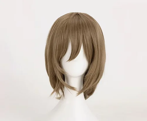 

Парик для косплея Persona 5 Goro Akechi, термостойкий синтетический, из короткого льна, с шапочкой