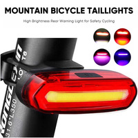Bicycle Taillight MTB Red Light Bike Rear Light Cycling Warming Safety Lamp USB Rechargeable Led Bike Light Bike Accessories