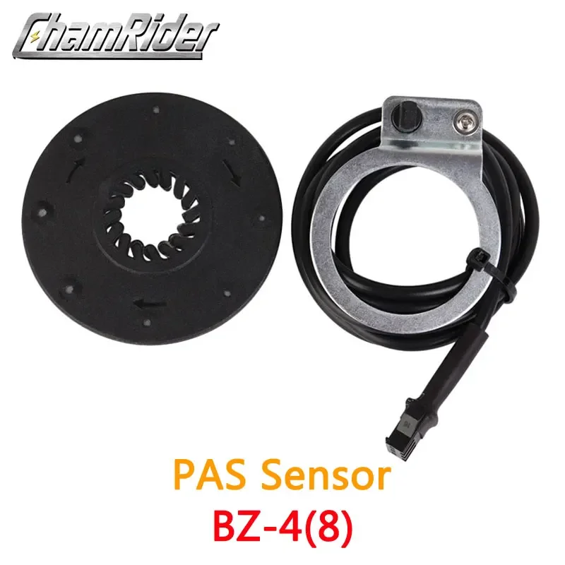 ChamRider KT PAS Pedal Assist Sensor V12L D12L BZ-4(8) BZ-10C Julet Waterproof Connector 6 Magnets Dual hall Sensors 12 Signals