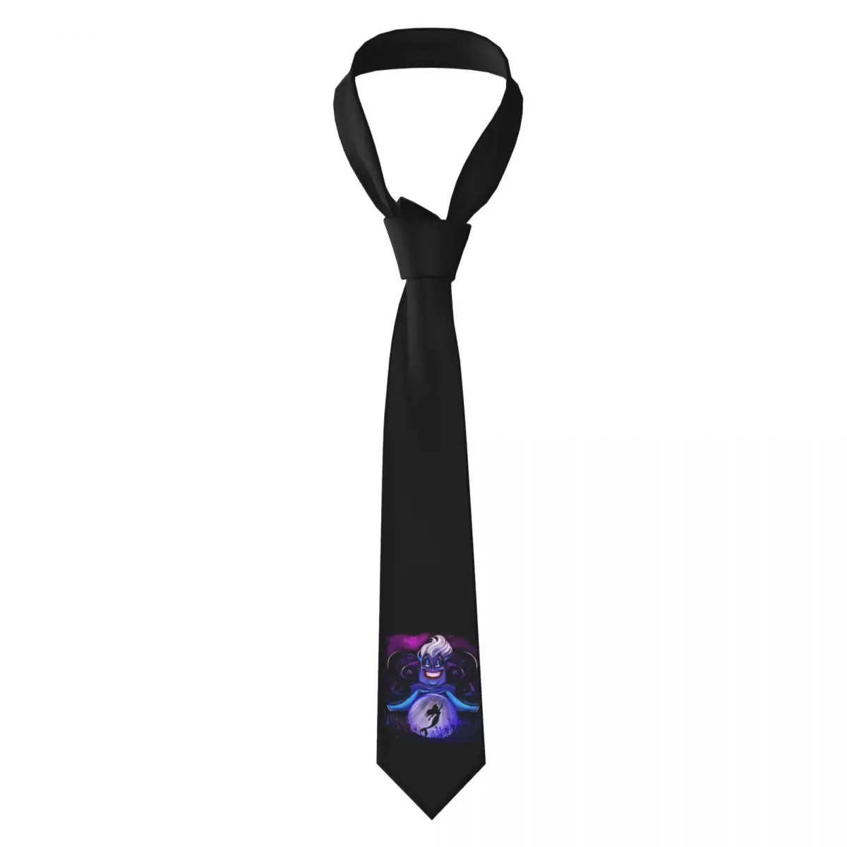 Ursula The Witch Of The Seas Necktie for Men Silk Polyester Slim Neck Ties Wedding Accessories Tie Casual Gravatas