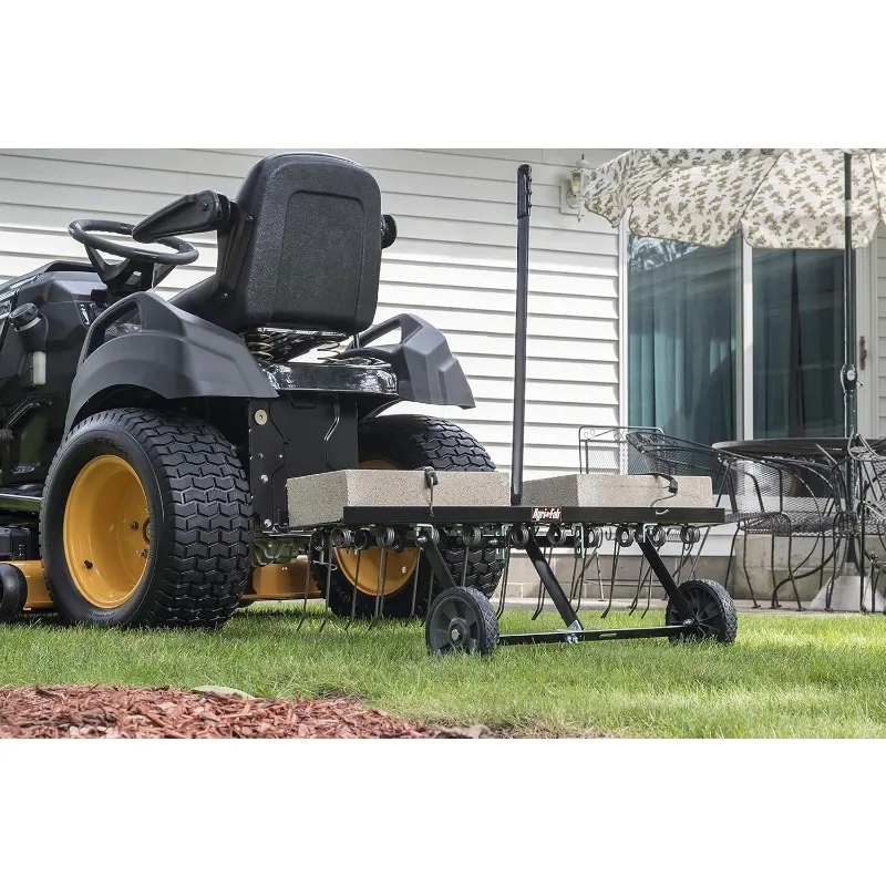 Agri-Fab 45-0295 48-Inch Lawn Dethatcher, Medium, Black