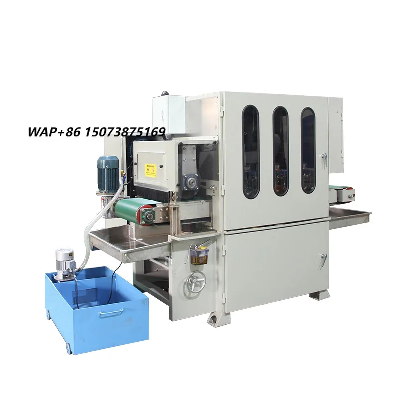 400mm Wide Belt Sanding Machine for Stainless Steel Aluminum Carbon Steel Deburring and Finishing