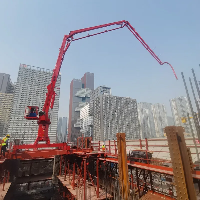 Customized Industrial Spider Concrete Placing Boom Reduces Manual Labor Requirements