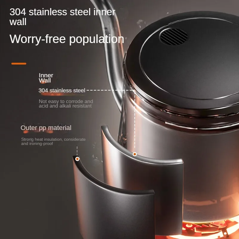 SUPOR Automatic Water Supply Kettle Glass Health Pot Tea Stove Set Electric Kettle with Tea Tray SW-08C07 220V