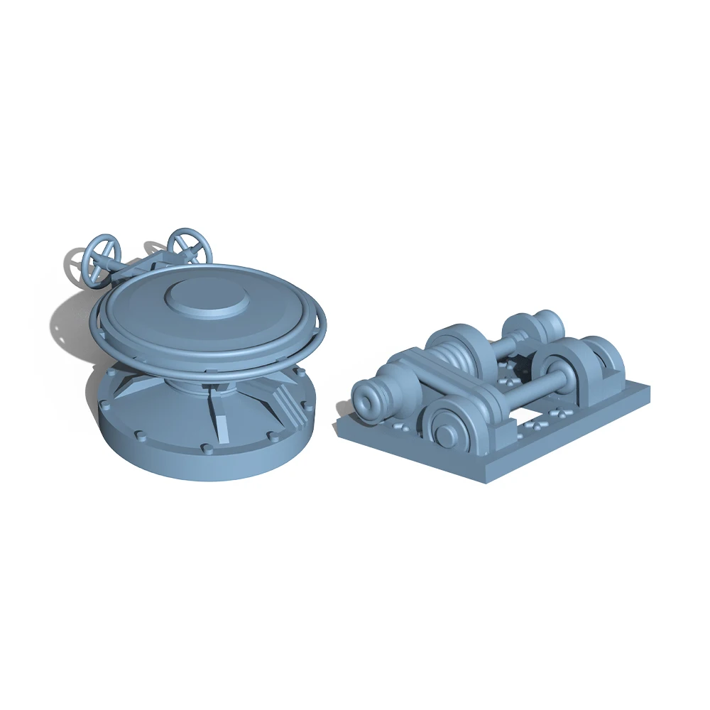 Yao\'s Studio LYCG205 1/200 1/350 1/496 1/426 1/429 Model Upgrades Parts USS Arizona Anchor Chain Winch&Windlass