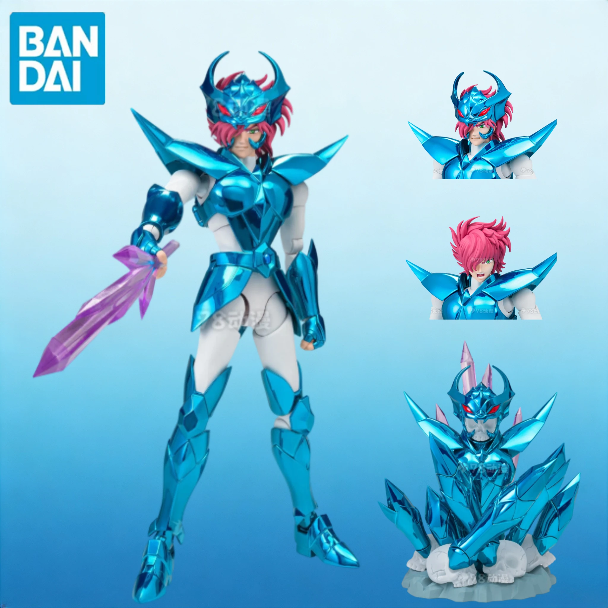 

In Stock Bandai Saint Seiya Cloth Myth EX God Warrior Amethyst Tenkuusei Arubelishi Alloy Action Figure Collectible Gift