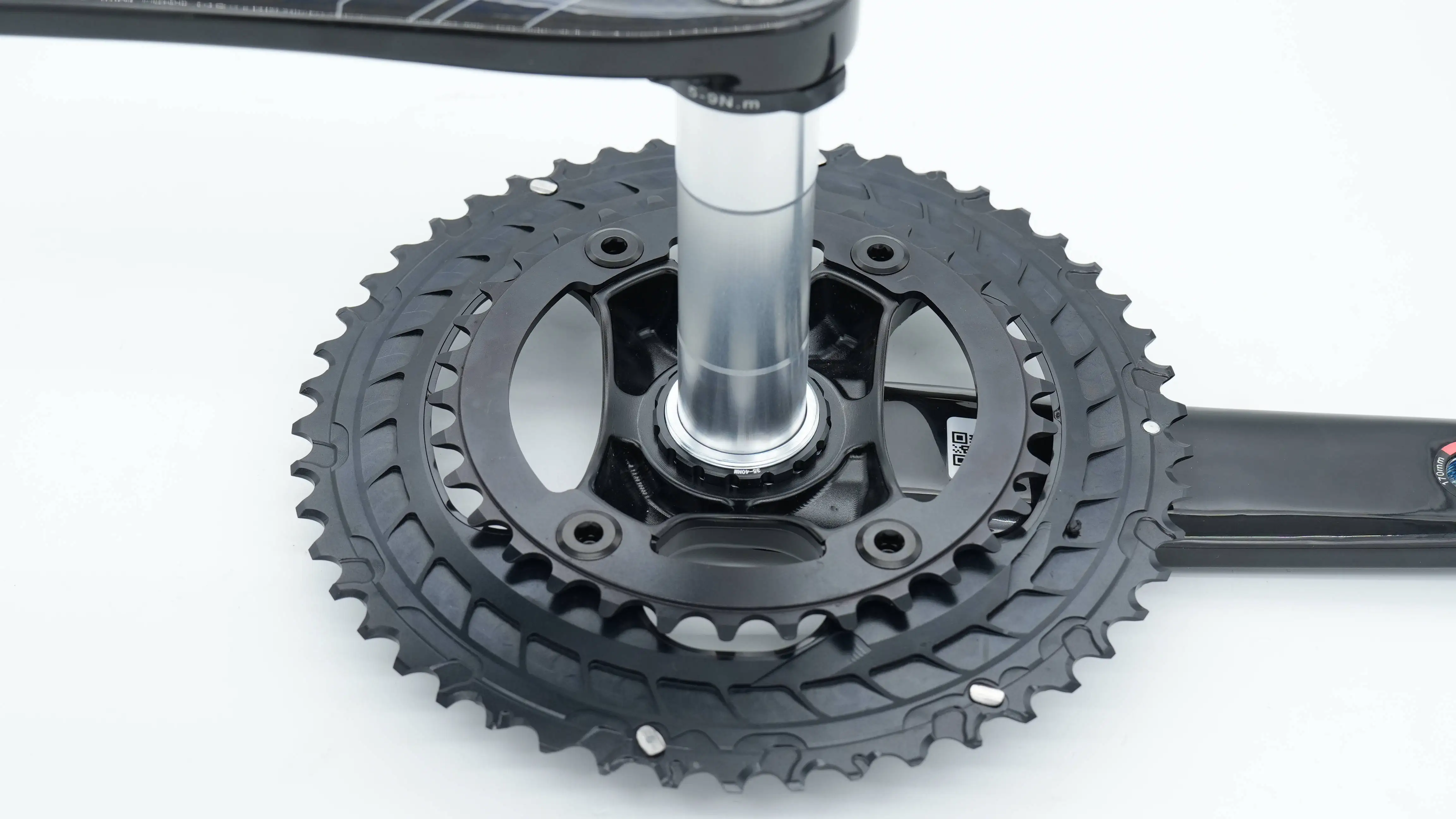 WheelTop Bike Crank 50/34T 52/36T Carbon Fiber Bicycle Cranks New 2-pcs Fixed Gear Bicycle Parts Speed Change Gear For MTB