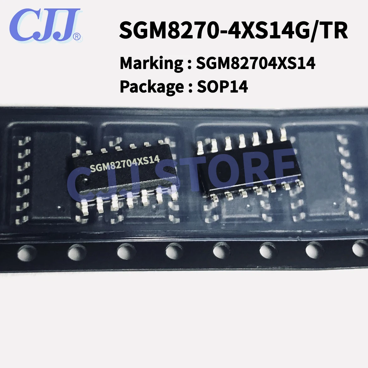 

1~2500Pcs/Lot SGM8270-4XS14G/TR Marking SGM82704XS14 SMD SOP14 IC Low Noise Amplifier SGM8270 new and original