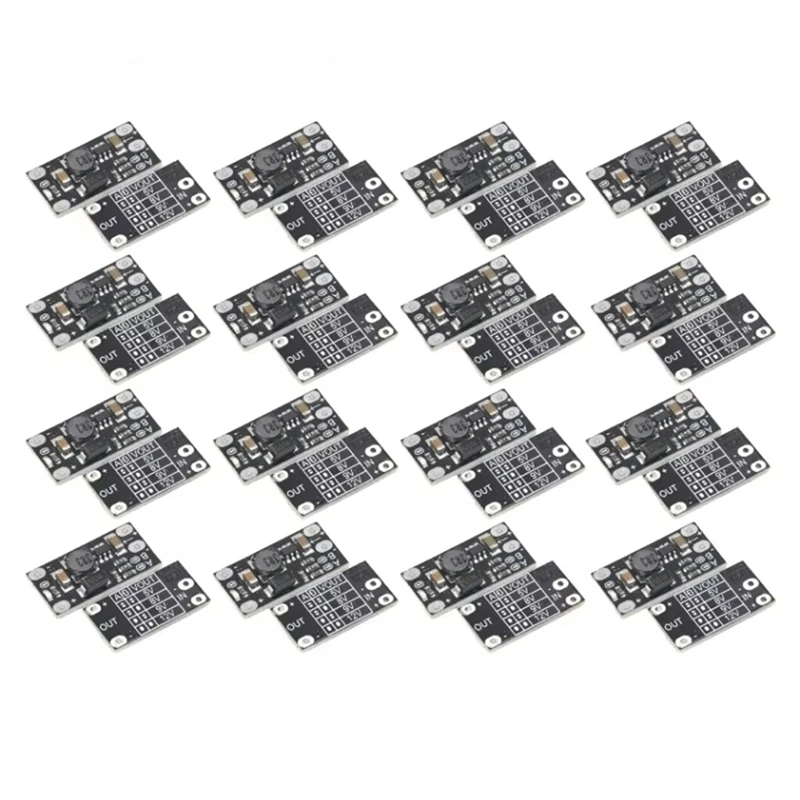 20Pcs 3.7V To 12V Mini DC Boost Converter Board Output 5V/8V/9V/12V DC Step Up Module Lith-Battery Boost Boost Module