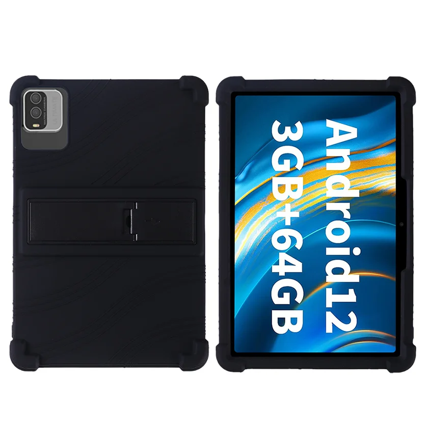 For Acer SOSPIRO AS10L Tablet Case for 10.1 Inches Tablet Kids Friendly Soft Silicone Adjustable Stand Cover Protective Sleeve 4
