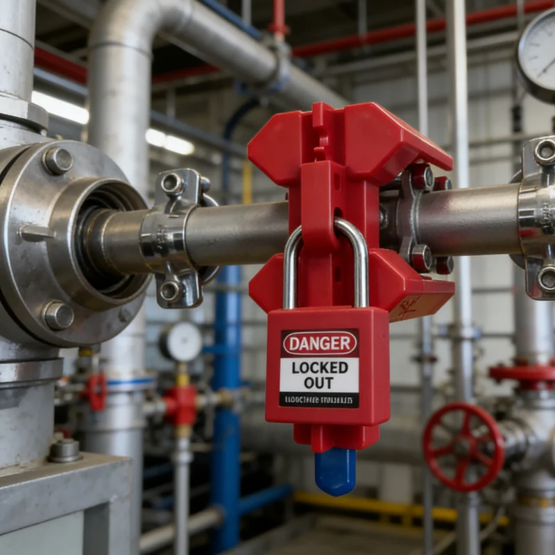 NT-A01 Ball valve lock , gate valve Lock, Safety Cable System Lockouts,Industrial safety locks,1/2\
