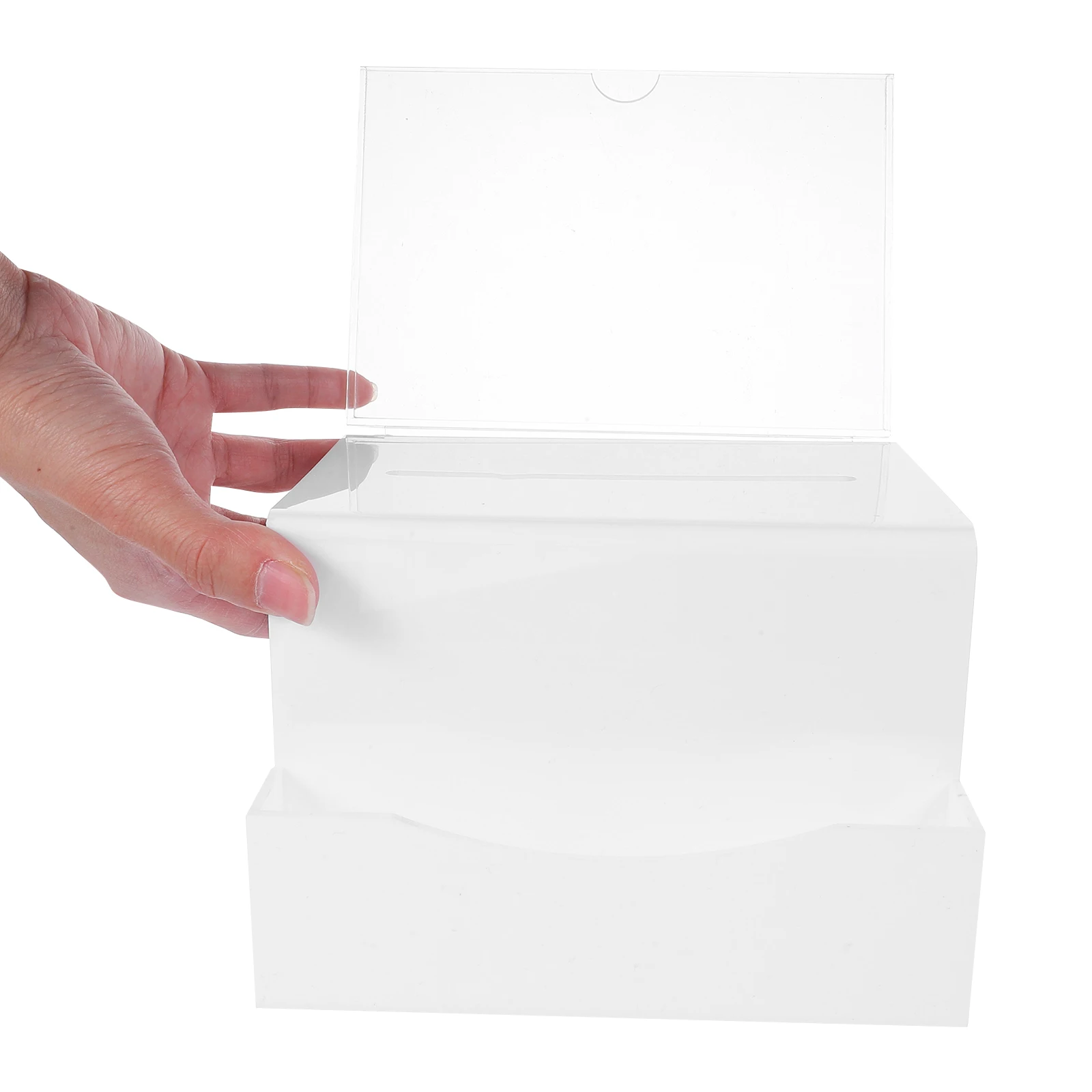 

Transparent Ballot Box Office Mailboxes for Employees Small Classroom Donation Fundraising Raffle Ticket Teacher Raffles