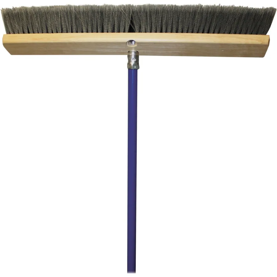 

Genuine Joe 24" X 60" All Purpose Sweeper Gjo20129 - Polypropylene Bristle - 24" Handle Width - 60" Handle Length - Metal Handl