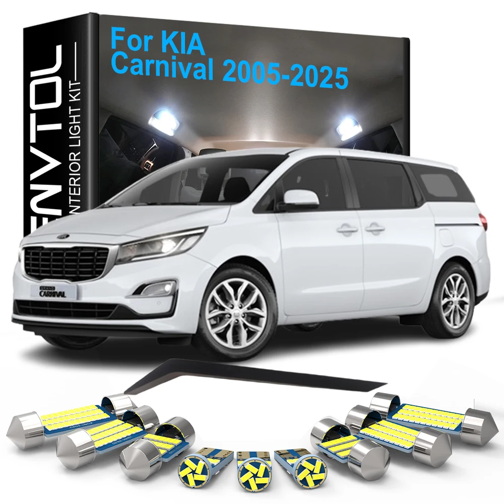 Auto Zubehör LED Innen Licht Canbus Für KIA Karneval 2005-2013 2014 2015 2016 2017 2018 2019 2020 2021 2022 2023 2024 2025