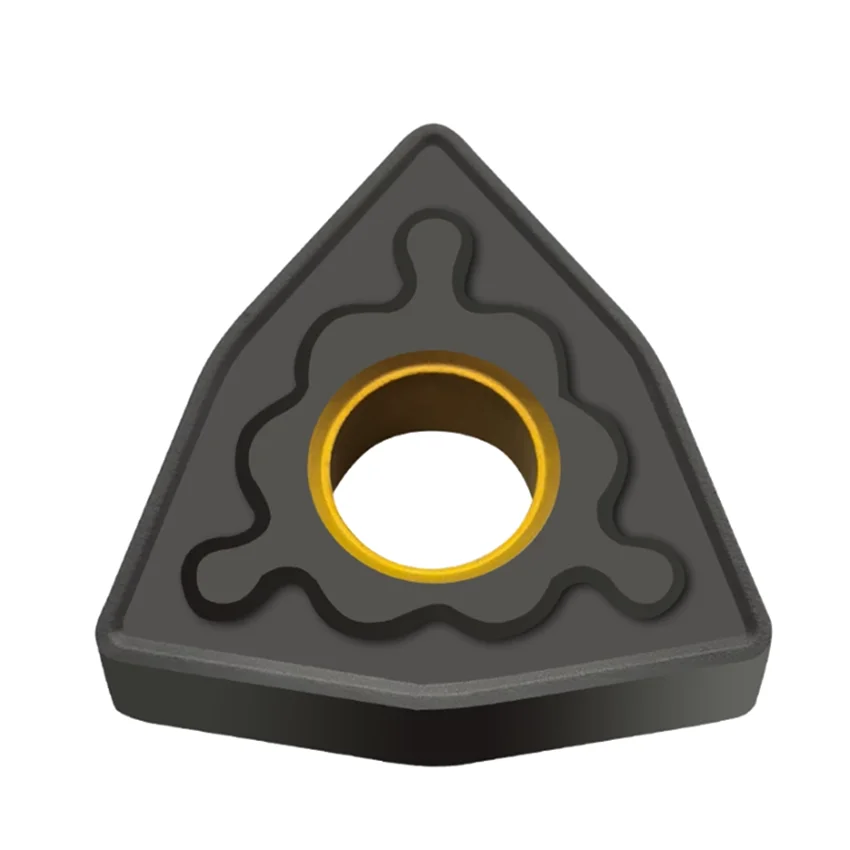 HADSTO-WNMG080408-GH HS6120/WNMG080412-GH, insertos de carburo CNC para hierro fundido, HS6120, WNMG432, WNMG433, 10 unids/lote por caja