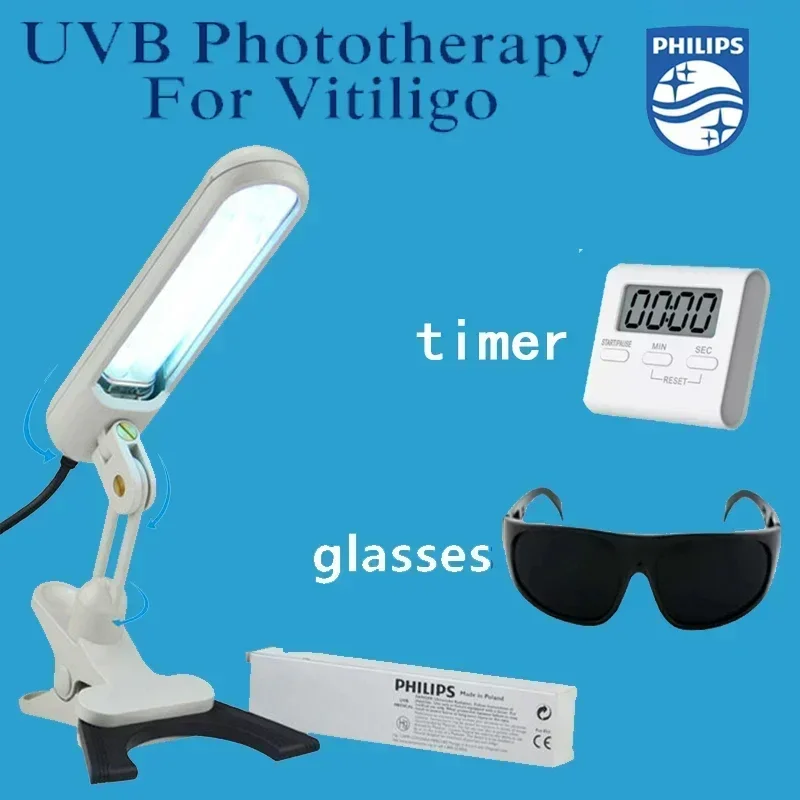 Advanced Original 311nm UVB Phototherapy Lamp for Vitiligo Eczema Psoriasis Treatment, Skin Problem Therapy Bulb Tube image 6
