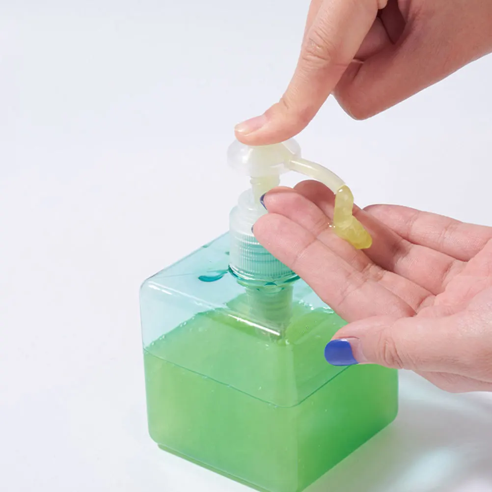 5 قطع من زجاجات توزيع الشامبو القابلة لإعادة الملء مع مضخة من الفولاذ المقاوم للصدأ وتصميم مانع للتسرب لغسول الجسم أثناء السفر