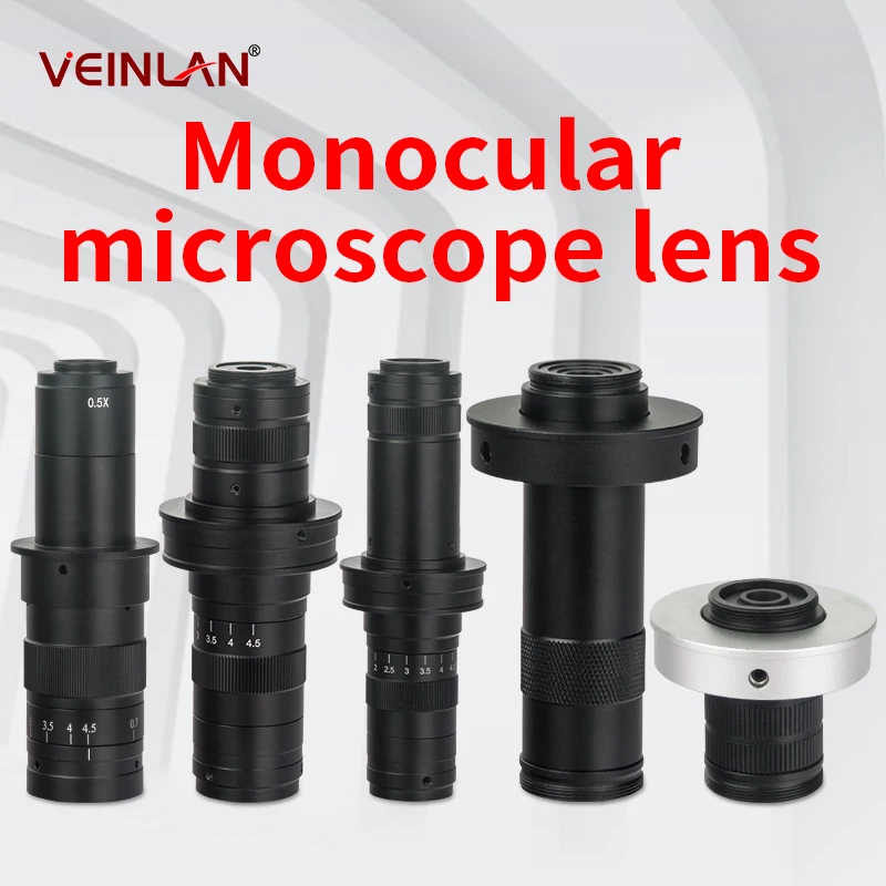

Continuous zoom from 1X to 300X video microscope, suitable for USB, HDMI, VGA interface cameras, single lens.