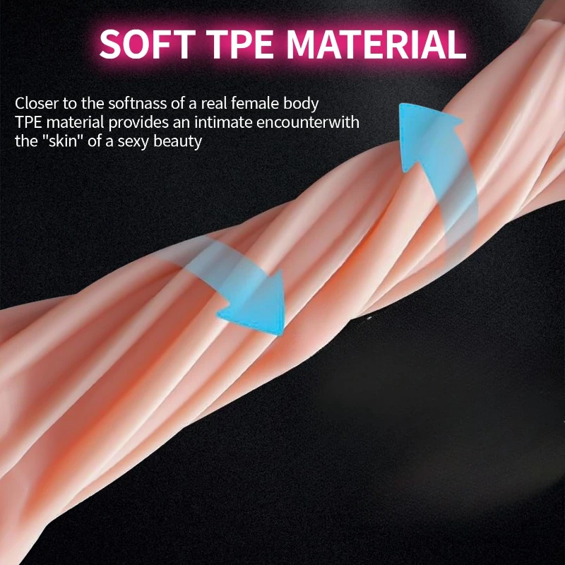 Masturbator Parar Flesh Like Light Sex Machine Easy To Clean Pocket Pussy Sex Toy Masturbator for Men Powerful Ejaculation view 5