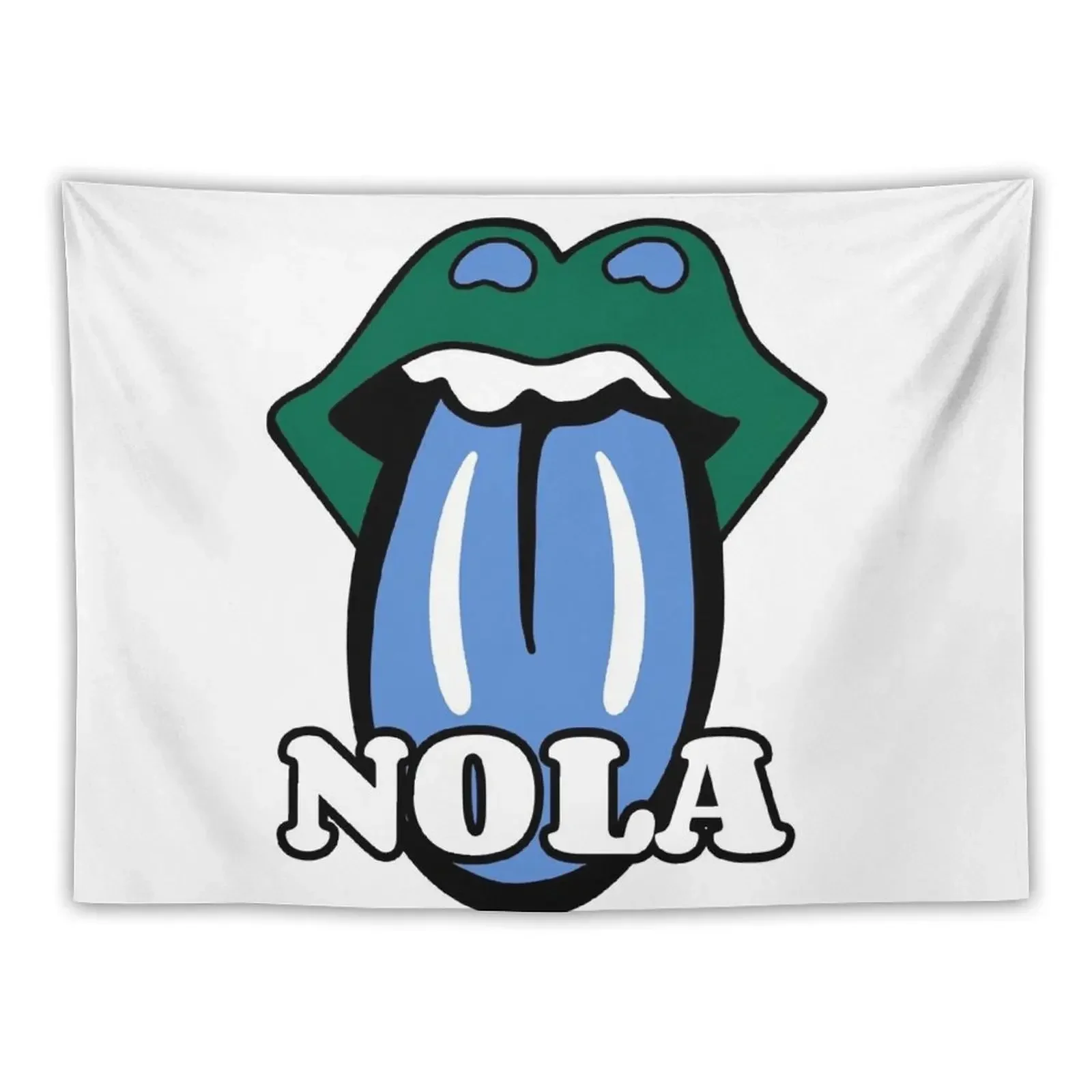 

NOLA Lips with Tongue Tapestry Japanese Room Decor Kawaii Room Decor Wall Decoration Room Decorations Aesthetics Tapestry