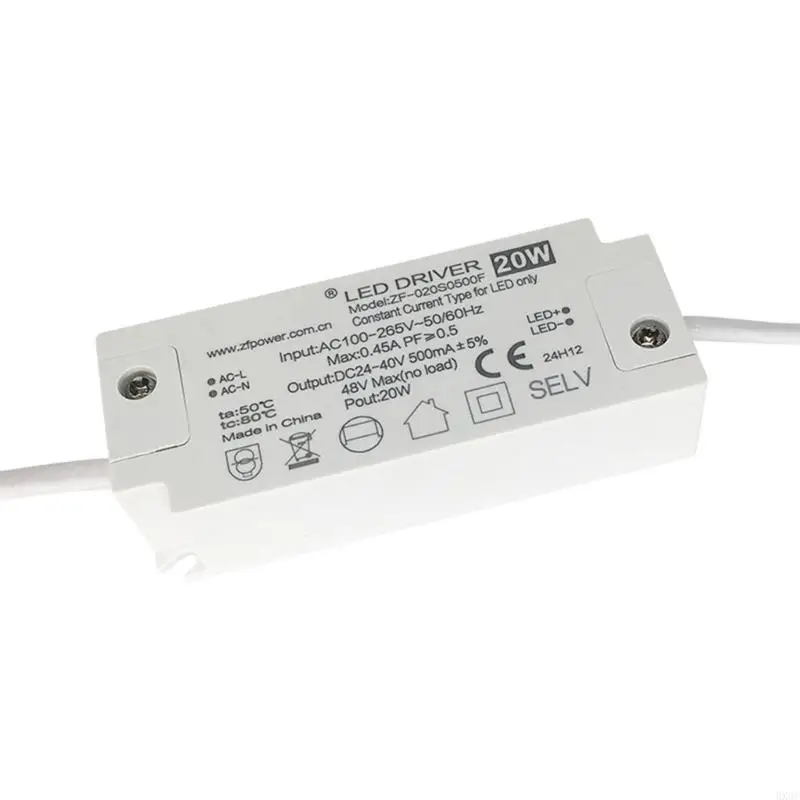 Konverter Adapter Catu Daya Driver LED Tidak ada pengemudi isolasi LED flicker