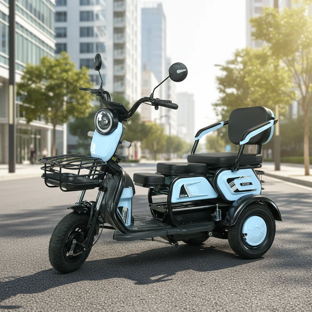 Cheap Price 600W 48V Ebike 3 Wheel Electric Tricycle Long Range Multifunction E-Bike Passenger Electric Bike for Adults
